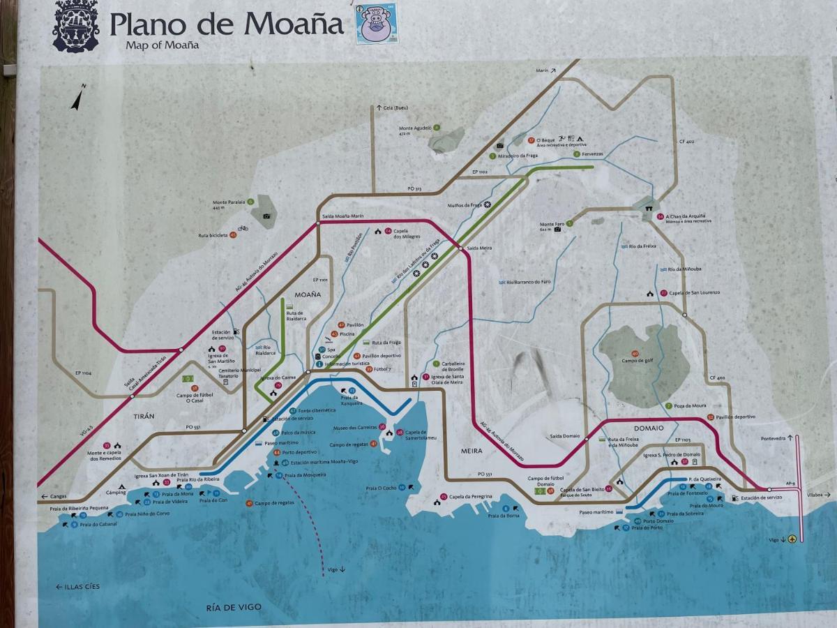 فيلا Casa Do Xabon Moaña المظهر الخارجي الصورة